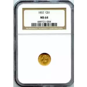 Gold Dollars---Liberty Head 1849-1854 -Gold- 1 Dollar (3)