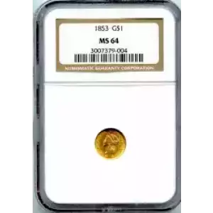 Gold Dollars---Liberty Head 1849-1854 -Gold- 1 Dollar (3)