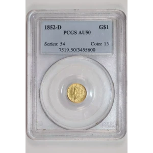 Gold Dollars---Liberty Head 1849-1854 -Gold- 1 Dollar
