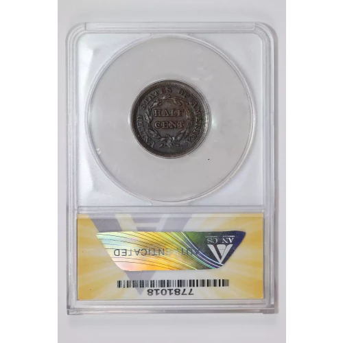 Half Cents -Braided Hair 1840-57 -Copper