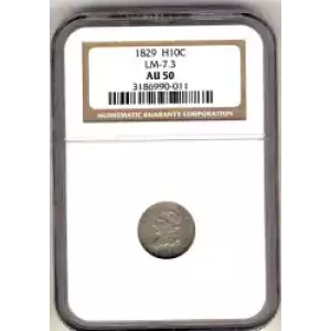 Half Dimes---Capped Bust 1829-1837 -Silver- 0.5 Dime (3)