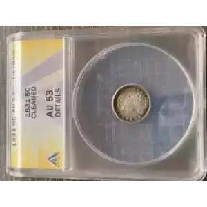 Half Dimes---Capped Bust 1829-1837 -Silver- 0.5 Dime (3)