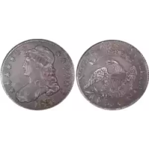 Half Dollars---Capped Bust, Reeded Edge 1836-1839 -Silver- 0.5 Dollar (3)