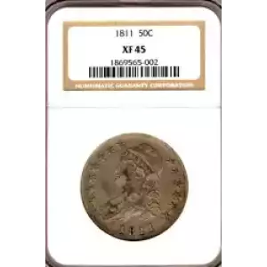 Half Dollars---Capped Bust, Reeded Edge 1836-1839 -Silver- 0.5 Dollar (3)