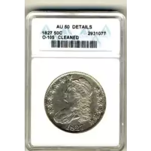 Half Dollars---Capped Bust, Reeded Edge 1836-1839 -Silver- 0.5 Dollar (3)