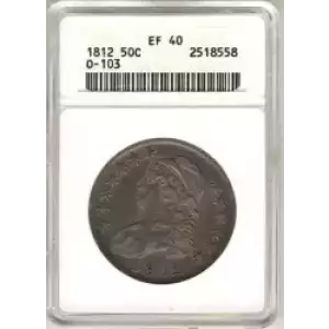 Half Dollars---Capped Bust, Reeded Edge 1836-1839 -Silver- 0.5 Dollar (3)