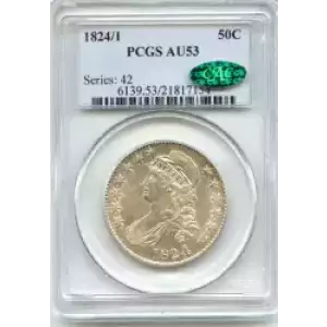 Half Dollars---Capped Bust, Reeded Edge 1836-1839 -Silver- 0.5 Dollar (3)