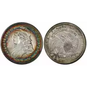 Half Dollars---Capped Bust, Reeded Edge 1836-1839 -Silver- 0.5 Dollar (3)