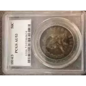 Half Dollars---Capped Bust, Reeded Edge 1836-1839 -Silver- 0.5 Dollar (3)