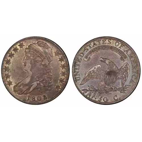 Half Dollars---Capped Bust, Reeded Edge 1836-1839 -Silver- 0.5 Dollar (3)