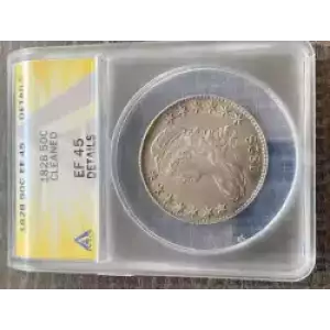 Half Dollars---Capped Bust, Reeded Edge 1836-1839 -Silver- 0.5 Dollar (3)