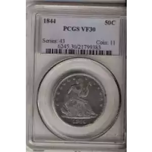 Half Dollars---Liberty Seated 1839-1891 -Silver- 0.5 Dollar (3)