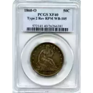 Half Dollars---Liberty Seated 1839-1891 -Silver- 0.5 Dollar (3)