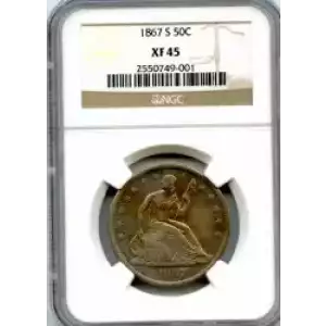 Half Dollars---Liberty Seated 1839-1891 -Silver- 0.5 Dollar (3)