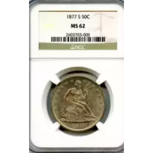 Half Dollars---Liberty Seated 1839-1891 -Silver- 0.5 Dollar (3)