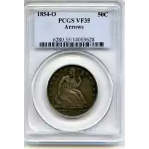 Half Dollars---Liberty Seated 1839-1891 -Silver- 0.5 Dollar (3)