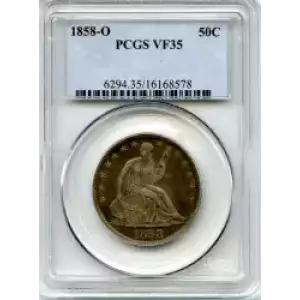 Half Dollars---Liberty Seated 1839-1891 -Silver- 0.5 Dollar (3)