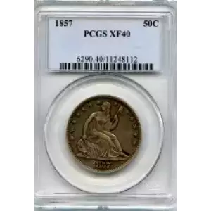 Half Dollars---Liberty Seated 1839-1891 -Silver- 0.5 Dollar (3)