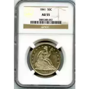 Half Dollars---Liberty Seated 1839-1891 -Silver- 0.5 Dollar (3)