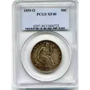 Half Dollars---Liberty Seated 1839-1891 -Silver- 0.5 Dollar (3)