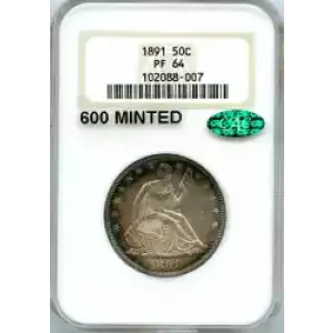 Half Dollars---Liberty Seated 1839-1891 -Silver- 0.5 Dollar (3)