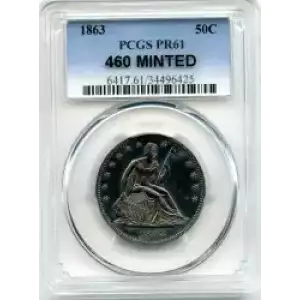 Half Dollars---Liberty Seated 1839-1891 -Silver- 0.5 Dollar (3)