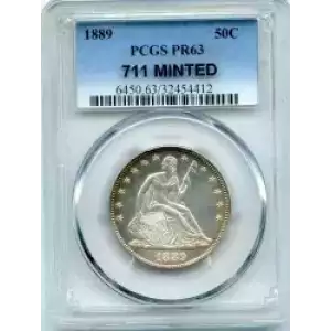 Half Dollars---Liberty Seated 1839-1891 -Silver- 0.5 Dollar (3)