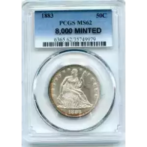 Half Dollars---Liberty Seated 1839-1891 -Silver- 0.5 Dollar (3)