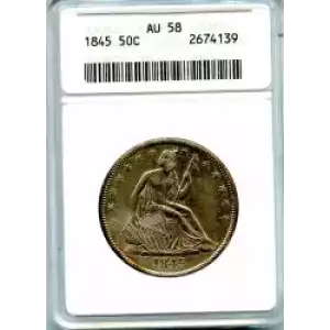 Half Dollars---Liberty Seated 1839-1891 -Silver- 0.5 Dollar (3)