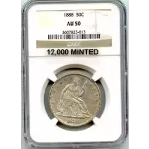 Half Dollars---Liberty Seated 1839-1891 -Silver- 0.5 Dollar (3)