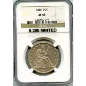 Half Dollars---Liberty Seated 1839-1891 -Silver- 0.5 Dollar (3)