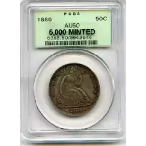 Half Dollars---Liberty Seated 1839-1891 -Silver- 0.5 Dollar (3)