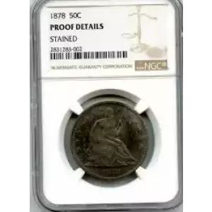 Half Dollars---Liberty Seated 1839-1891 -Silver- 0.5 Dollar (3)