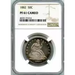 Half Dollars---Liberty Seated 1839-1891 -Silver- 0.5 Dollar (3)