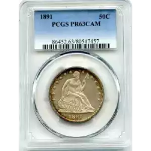 Half Dollars---Liberty Seated 1839-1891 -Silver- 0.5 Dollar (3)