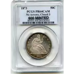 Half Dollars---Liberty Seated 1839-1891 -Silver- 0.5 Dollar (3)