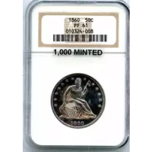 Half Dollars---Liberty Seated 1839-1891 -Silver- 0.5 Dollar (3)