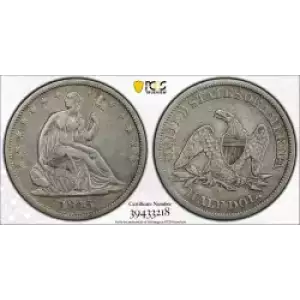 Half Dollars---Liberty Seated 1839-1891 -Silver- 0.5 Dollar (3)