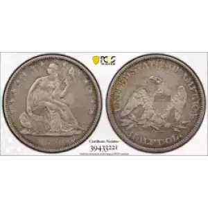 Half Dollars---Liberty Seated 1839-1891 -Silver- 0.5 Dollar (3)