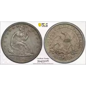 Half Dollars---Liberty Seated 1839-1891 -Silver- 0.5 Dollar (3)