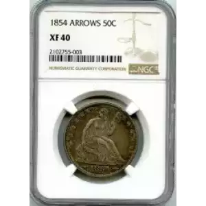 Half Dollars---Liberty Seated 1839-1891 -Silver- 0.5 Dollar (3)