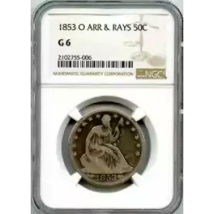 Half Dollars---Liberty Seated 1839-1891 -Silver- 0.5 Dollar (3)