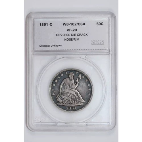 Half Dollars---Liberty Seated 1839-1891 -Silver- 0.5 Dollar