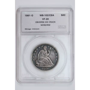 Half Dollars---Liberty Seated 1839-1891 -Silver- 0.5 Dollar