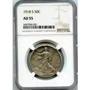 Half Dollars---Liberty Walking 1916-1947 -Silver- 0.5 Dollar (3)