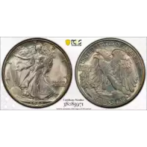 Half Dollars---Liberty Walking 1916-1947 -Silver- 0.5 Dollar (3)