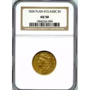 Half Eagles---Classic Head, 1834-1838 -Gold- 5 Dollar (3)