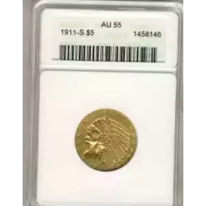 Half Eagles---Indian Head 1908-1929 -Gold- 5 Dollar (3)