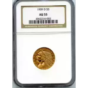 Half Eagles---Indian Head 1908-1929 -Gold- 5 Dollar (3)