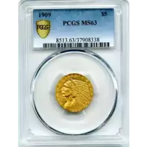 Half Eagles---Indian Head 1908-1929 -Gold- 5 Dollar (3)